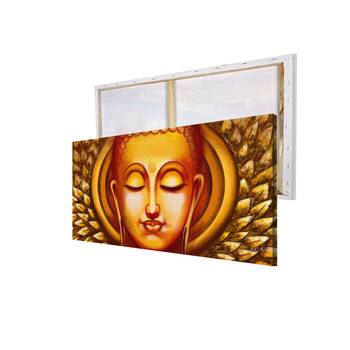 Calm Buddha Face Original Design Canvas Printed Wall Painting 5