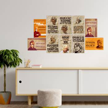 Set of  Dr Abdul Kalam Inspirational Quotes High Quality Printed  GSM Posters with Glue Drops 2