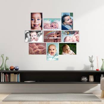 Set of  Cute Baby Wall High Quality Printed  GSM Posters for Pregnant Women with Glue Drops 1