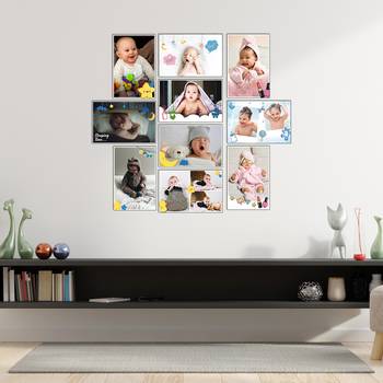 Set of  New Born Baby High Quality Printed  GSM Posters for Pregnant Women with Glue Drops 1