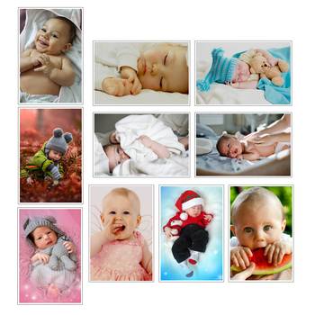 Set of  Baby Theme High Quality Printed  GSM Posters for Pregnant Women with Glue Drops 3
