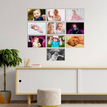 Set of  New Born Baby Girl/Boy High Quality Printed  GSM Posters for Pregnant Women with Glue Drops 2