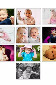 Set of  New Born Baby Girl/Boy High Quality Printed  GSM Posters for Pregnant Women with Glue Drops