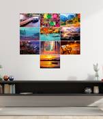 Set of  Scenery High Quality Printed  GSM Posters with Glue Drops
