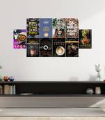 Set of  Food Theme High Quality Printed  GSM Posters with Glue Drops