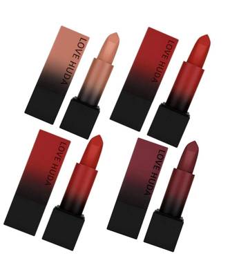 Huda Beauty Pack Of 4 Huda Professional Lipstick 1