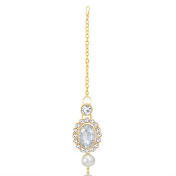 Gold pearl necklace-sets 4