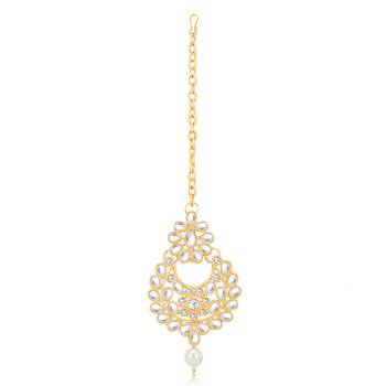 Gold pearl necklace-sets 4