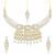 White pearl necklace-sets