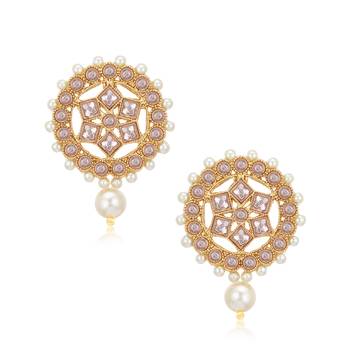 Gold pearl necklace-sets 3