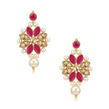 Pink pearl necklace-sets 3