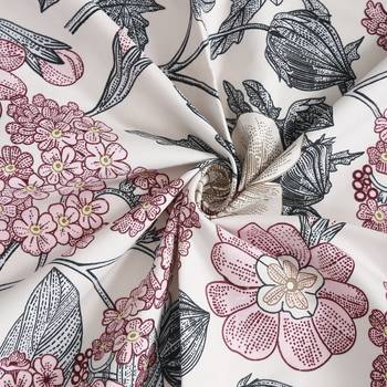 Floral design    Cotton Blend Double Bedsheet with   Pillow Covers  Pink 3