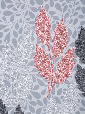 Floral print        Cotton Fitted Double Bedsheet with   Pillow Covers   Grey 3