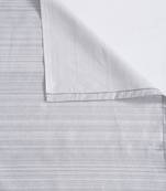 Floral print  40  Cotton Extra Large Double Bedsheet with   Pillow Covers   Grey