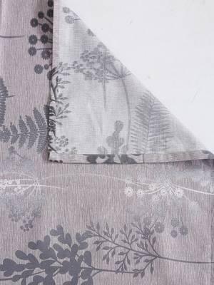 Floral print  40      Cotton Double Bedsheet with   Pillow Covers   Grey 6