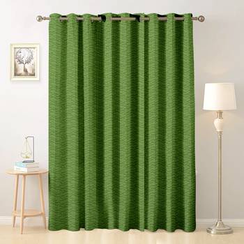 Green polyester Printed Net  curtain 1