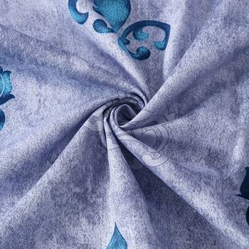 Ethnic Motifs design  40      Cotton Single Bedsheet With   Pillow Cover   Blue 3