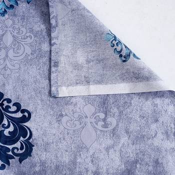 Ethnic Motifs design  40      Cotton Single Bedsheet With   Pillow Cover   Blue 4