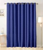 blue polyester Printed Net  curtain
