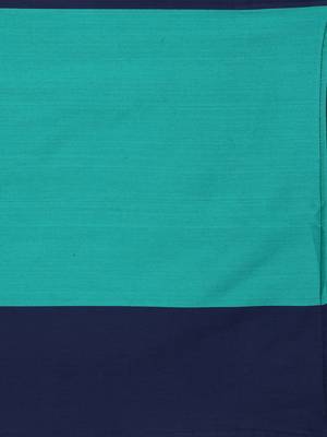 40  Stripes Print Cotton Single Bed Sheet with   Pillow Cover   Blue  Green 5