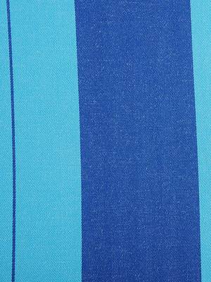 40  Stripes Print Cotton Extra Large Bed Sheet with   Pillow Cover   Blue  Navy Blue 4
