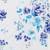 60  Floral Print Cotton Single Bed Sheet with   Pillow Cover   Blue  White