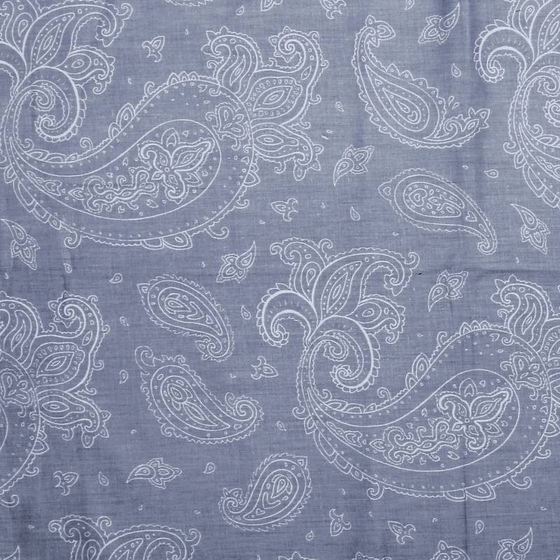 0  Ethnic Print Cotton Satin Double Bed Sheet with   Pillow Cover   Grey