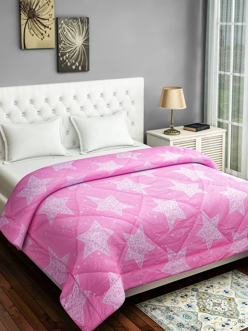 Pink Colour Double AC Comfortor