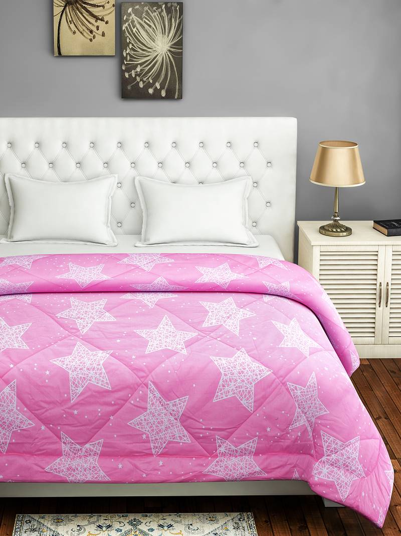 Pink Colour Double AC Comfortor