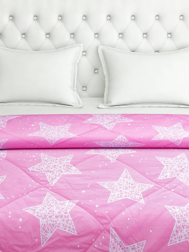 Pink Colour Double AC Comfortor