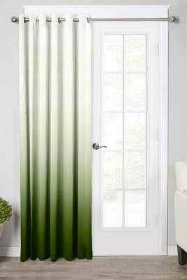 Green Polyester Digtal Printed Curtain 1