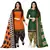 Orange printed cotton salwar