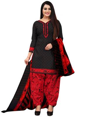 Black printed cotton salwar 2