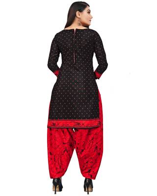 Black printed cotton salwar 3