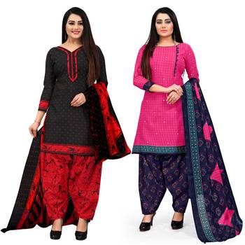 Rajnandini Black printed cotton salwar 1