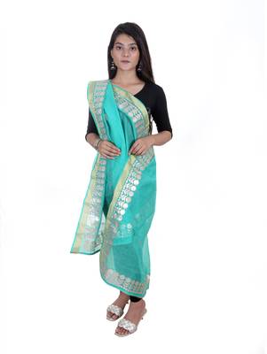kotta doriya SEA GREEN  dupatta 2