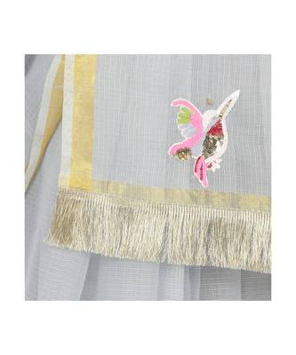 KOTAH DORIYA SAREE WITH  blouse ZARI BORDER 4