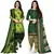 Green printed cotton salwar