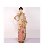 JUTE CONCEPT SAREE WITH  blouse SEQINED APPLIC