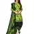 Green printed cotton salwar