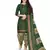 Green printed cotton salwar
