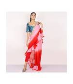 SHADED GEORGETTE CONCEPT SAREE WITH