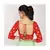 POLY-ORANGAZA SAREE WITH  blouse SEQUIN HAND