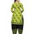 Green printed cotton salwar