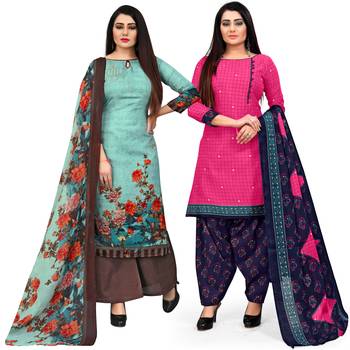 Green printed cotton salwar 1