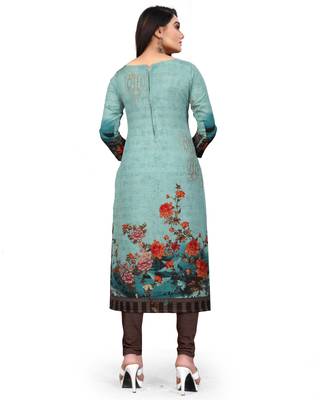 Green printed cotton salwar 3