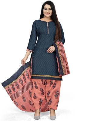 Green printed cotton salwar 4