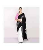 cotton HALF AND HALF SLIVER FOIL PRINTED BLACK