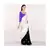 cotton HALF AND HALF SLIVER FOIL PRINTED WHITE