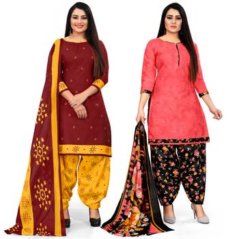 Rajnandini Maroon printed cotton salwar 1
